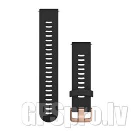 GARMIN Quick Release Band 20mm, Black with Rose Gold Hardware аксессуар