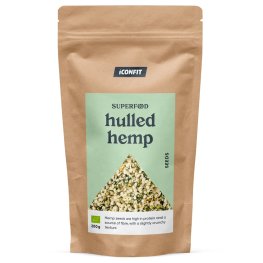 ICONFIT Organic Hulled Hemp Seeds, 200g sportlik toitumine