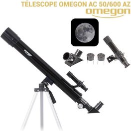 OMEGON Refractor AC 50/600 AZ 100x teleskops