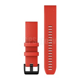 GARMIN QuickFit Band 22mm, Laser Red with Black Stainless Steel Hardware aksessuaarid