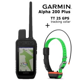 GARMIN Alpha 200 Plus + TT 25 Collar, Advanced GPS Tracking and Training komplekt: elektriline krae + pult
