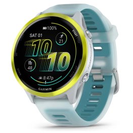 GARMIN Forerunner 570 - 47mm, Amp Yellow Aluminium with Translucent Whitestone/Turquoise Band spordikell