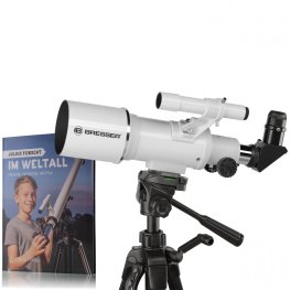 Bresser Classic 70/350 рефракторный телескоп с книгой в комплекте телескоп