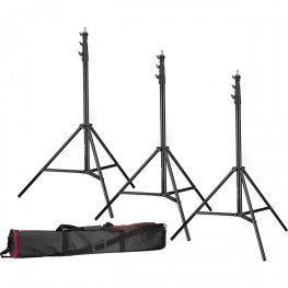 Bresser 3x BR-TP280 PRO-1 tripod (280 cm) + bag Statiivid
