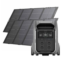 Ecoflow EcoFlow Delta Pro 3 power station + 2x400W photovoltaic panel generaatorid