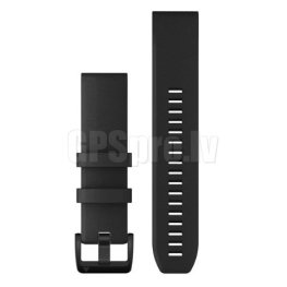 GARMIN QuickFit Band 22mm, Black with Black Stainless Steel Hardware aksessuaarid