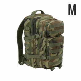 BRANDIT US Cooper Backpack, size M, Woodland color Seljakott jahiks