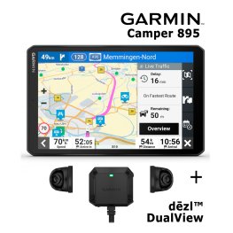 GARMIN Camper 895 + dēzl™ DualView GPS navigeerimine
