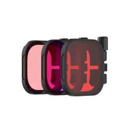 PolarPro DiveMaster Red Filter 3-Pack for GoPro Hero8 aksessuaarid