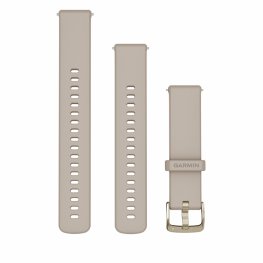 GARMIN Quick Release Band 18mm French Gray with Soft Gold Hardware aksessuaarid