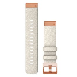 GARMIN QuickFit Band 20mm, Cream Heathered Nylon with Rose Gold Hardware аксессуар