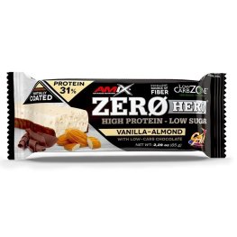 AMIX Low-Carb ZeroHero® Protein Bar 65g, Vanilla Almond sportlik toitumine