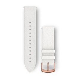 GARMIN Quick Release Band 20mm, White Italian Leather with 18K Rose Gold PVD Hardware аксессуар