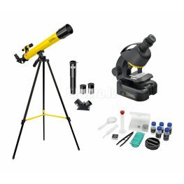 NATIONAL GEOGRAPHIC Microscope 40x-640 + Telescope  50/600 AZ Set Advanced teleskops