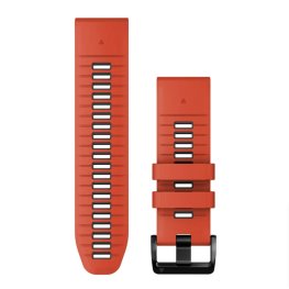 GARMIN QuickFit Band 26mm, Flame Red/Graphite Silicone аксессуар