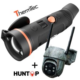 THERMTEC Wild 650L Pro, 640x512, 50mm, 1x-4x, 50Hz, Wi-Fi + Huntop E50 trail camera termokaamerad