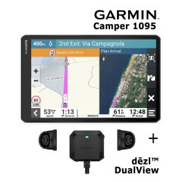 GARMIN Camper 1095 + dēzl™ DualView GPS navigeerimine