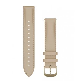 GARMIN Quick Release Band 18mm, Light Sand Leather with Cream Gold Hardware аксессуар