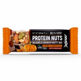 AMIX Protein Nuts Crunchy Nutty Bar 40g, Almond - Pumpkin Seed sportlik toitumine