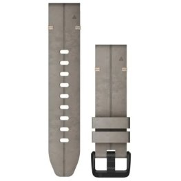 GARMIN QuickFit Band 20mm, Shale Gray Suede Leather aksessuaarid