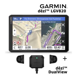 GARMIN dēzl™ LGV820 + dēzl™ DualView GPS navigeerimine