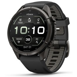 GARMIN Fenix 9 Pro 43mm AMOLED inReach, Carbon Gray DLC Black/Pebble spordikell