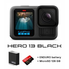GOPRO HERO13 Black + MicroSD 128 GB + Enduro Battery спортивная камера
