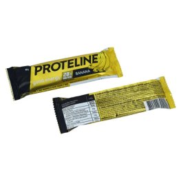 PROTELINE Banaanimaitseline proteiinipatakas kondiitritoodete glasuuriga (40g) sportlik toitumine