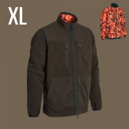 NORTHERN HUNTING FRANKE DARK GREEN/BLAZE men reversible jacket for hunting and outdoor, size XL Jahiriided meestele