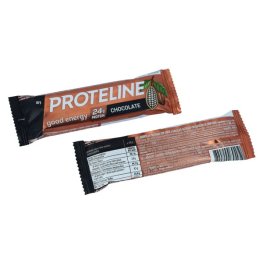 PROTELINE šokolaadimaitseline proteiinipatakas kondiitritoodete glasuuriga (40g) sportlik toitumine