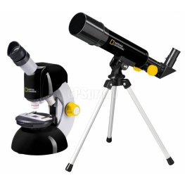 NATIONAL GEOGRAPHIC Telescope Set  50/350 AZ  + Microscope 40x-640x teleskops