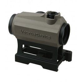 Vector Optics Maverick 1x22 Dark Earth Rubber Cover Red Dot Sight kollimaatori nägemine