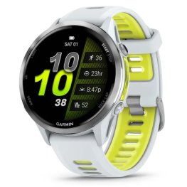 GARMIN Forerunner 970, Titanium, Whitestone Case, Whitestone/Translucent Amp Yellow Band spordikell