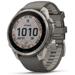 GARMIN Fenix 9 Pro 47mm Solar inReach, Titanium Pebble Gray/Silver Gray spordikell