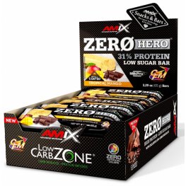 AMIX Low-Carb ZeroHero® Protein Bar 15x65g, Tropical Mango спортивное питание