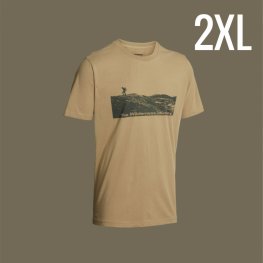 NORTHERN HUNTING STEIN men t-shirt in sand color, size 2XL Jahiriided meestele