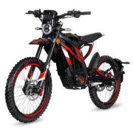I.M.L. Motocross M300 74V 34Ah 3000W, Black/Red elektrilised mootorrattad