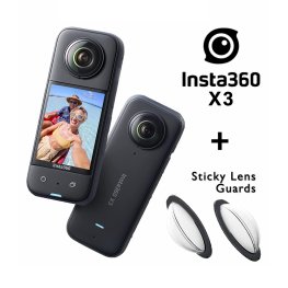 INSTA360 X3 + Sticky Lens Guards sportkaamerad