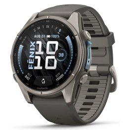 GARMIN Fenix 9 43mm AMOLED, Titanium Pebble gray spordikell