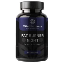 Vital Harmony Fat Burner Night with Magnesium Bisglycinate – 60 Capsules toidulisand
