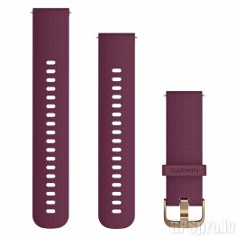GARMIN Quick Release Band 20mm, Berry with Light Gold Hardware aksessuaarid