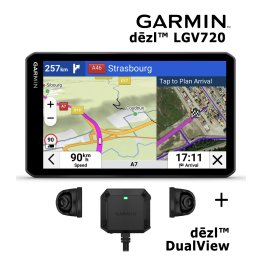 GARMIN dēzl™ LGV720 + dēzl™ DualView GPS navigeerimine