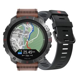 POLAR GRIT X2 PRO TITAN Leather Bronze spordikell