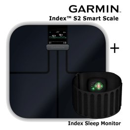 GARMIN Index™ S2, Black Scale + Index Sleep Monitor nutikad kaalud